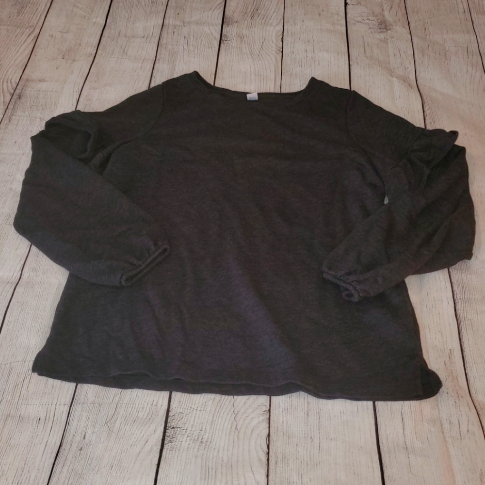Old Navy Black Ruffled Top - Picture 4 of 9
